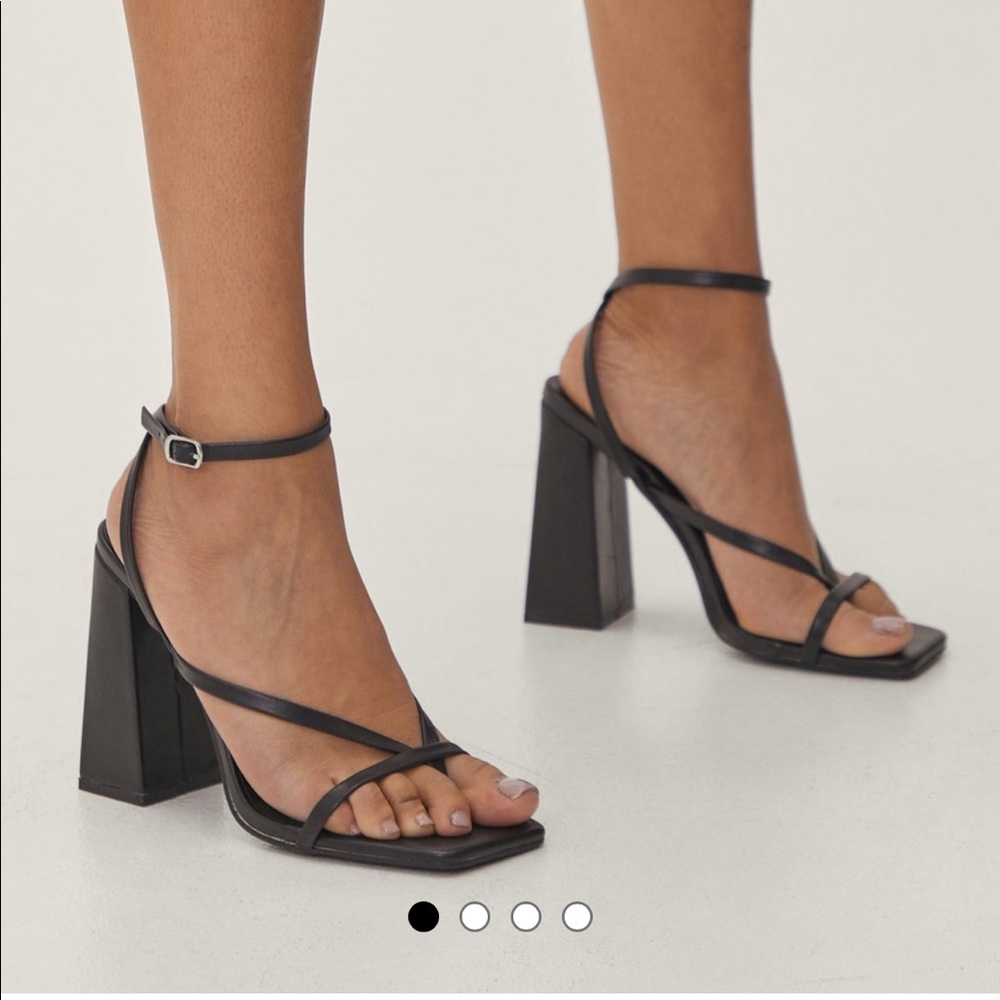 Strappy Black Heels!